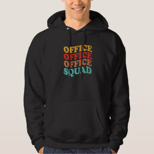 Veste À Capuche Équipe de secrétariat de l'équipe du bureau de l'é
