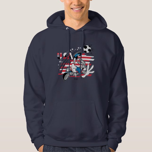 Veste À Capuche Équipe de soccer USA de BUGS BUNNY™ Graphique (Devant)