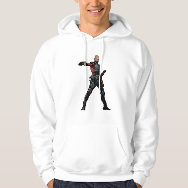 Veste À Capuche Équipe de suicide | Deadshot Comic Book Art (Devant)