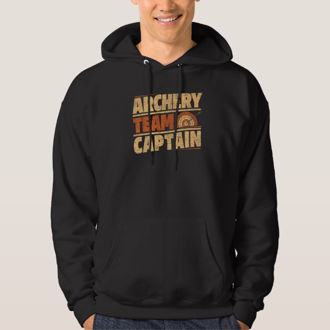 Veste À Capuche Équipe de tir à l'arc Capitaine Bowman Bow Arrows  (Devant)