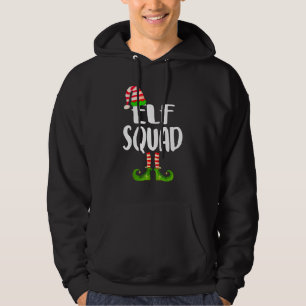 Veste À Capuche Équipe ELF Pyjama de Noël Xmas Fête de Famille Cor