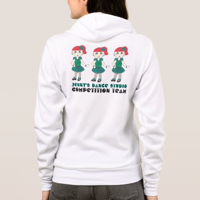 Veste À Capuche Équipe personnalisée de Tap Dance Studio (Dos)