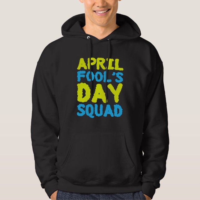 Veste À Capuche Équipe Poisson d'Avril Blagues du 1er avril K (Devant)