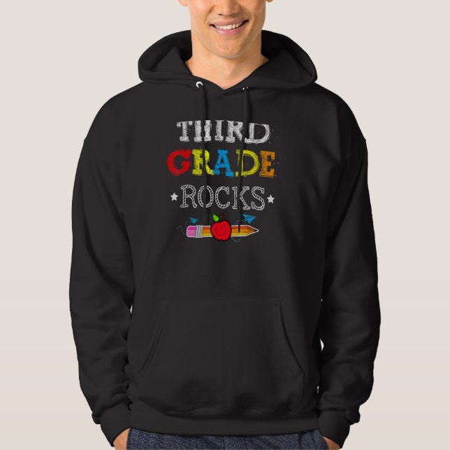 Veste À Capuche Équipe Rocks de 3e année 3e année Enseignant 2 (Devant)