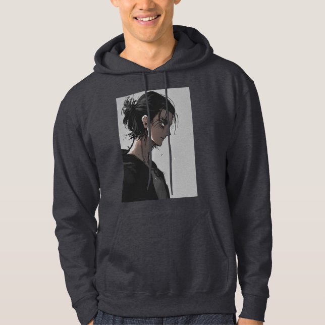 Veste À Capuche Eren Jeager Hoodie (Devant)