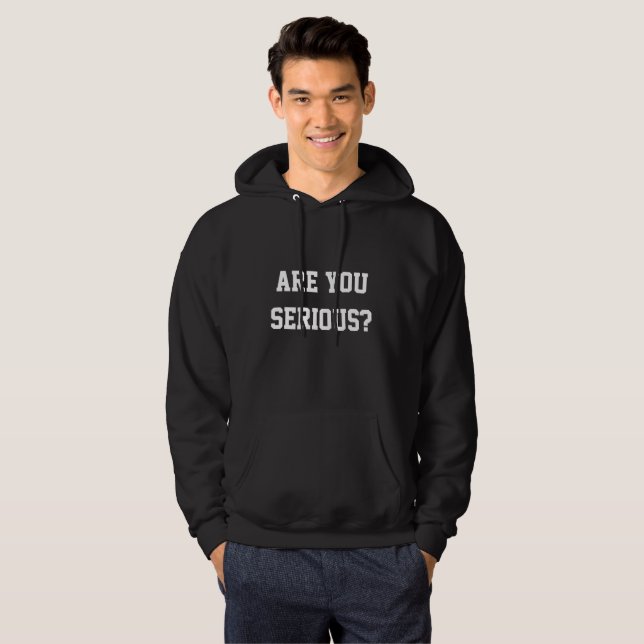Veste À Capuche Es-tu sérieuse ? (Devant entier)