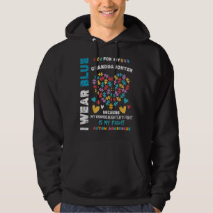 Veste À Capuche Es-tu un grand-père de l'autisme fier ? Je porte l