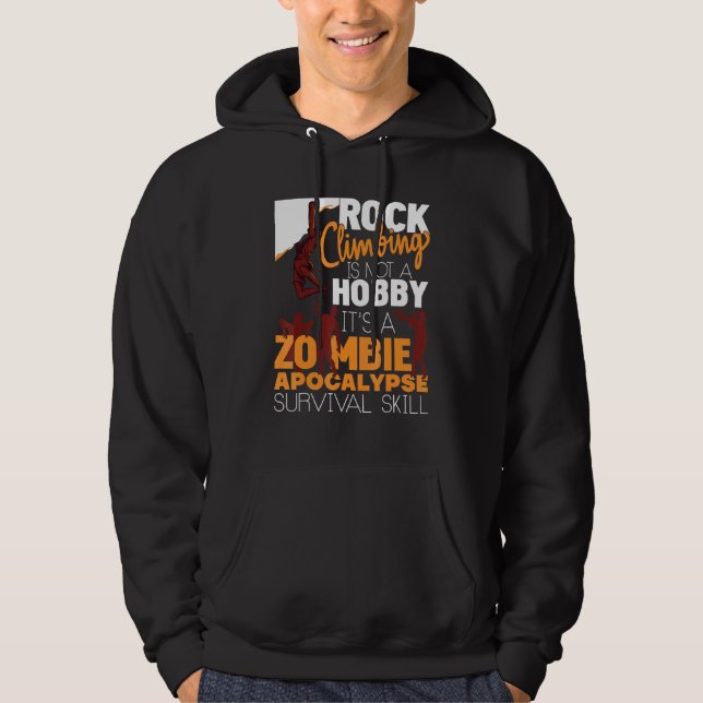 Veste À Capuche Escalade rock Zombie Apocalypse Survival Roc (Devant)