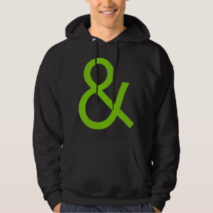 Veste À Capuche Esperluète - vert martien sur l'obscurité
