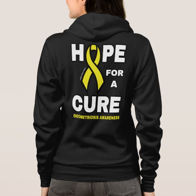 Veste À Capuche Espoir D'Un Traitement...Endometriose (Dos)