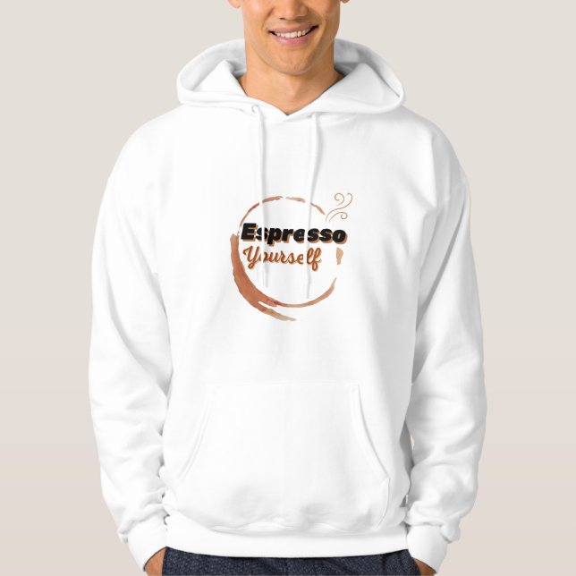 Veste À Capuche Espresso Yourself Sweatshirt café (Devant)