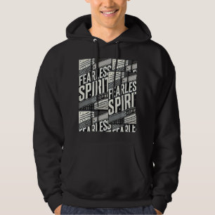 Veste À Capuche Esprit de motivation intrépide