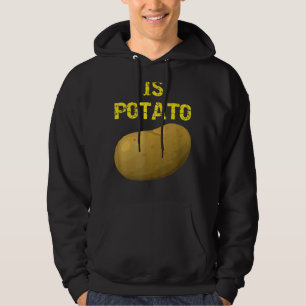 Veste À Capuche Est La Pomme De Terre Comme On Le Voit À La Télévi