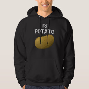 Veste À Capuche Est La Pomme De Terre Comme On Le Voit À La Télévi