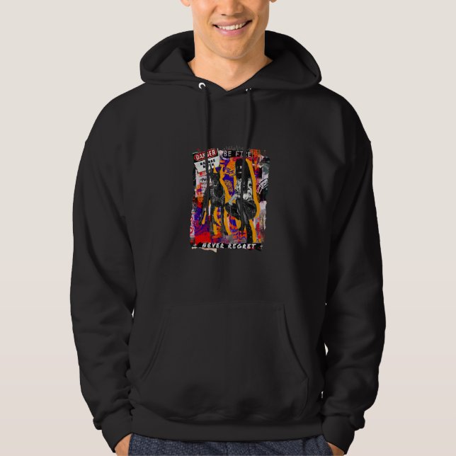 Veste À Capuche Esthétique punk emo grunge (Devant)