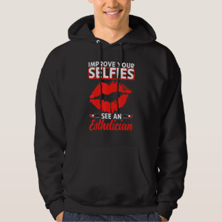 Veste À Capuche Esthétique Selfies Lèvres Esthétique Beauticier Co