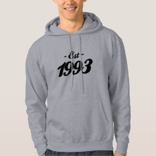 Veste À Capuche établi 1993 - anniversaire