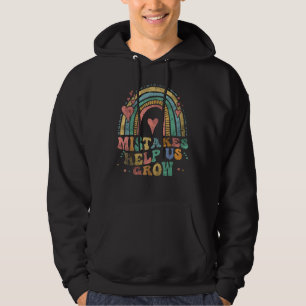Veste À Capuche État d'esprit de croissance groovy positif enseign