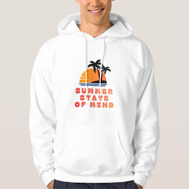 Veste À Capuche État d'esprit d'été (Devant)