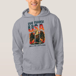 Veste À Capuche États-Unis 250 Ans – Aigle chauve patriotique 4 ju
