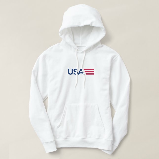 Veste À Capuche États-Unis Stars and Stripes (Design devant)