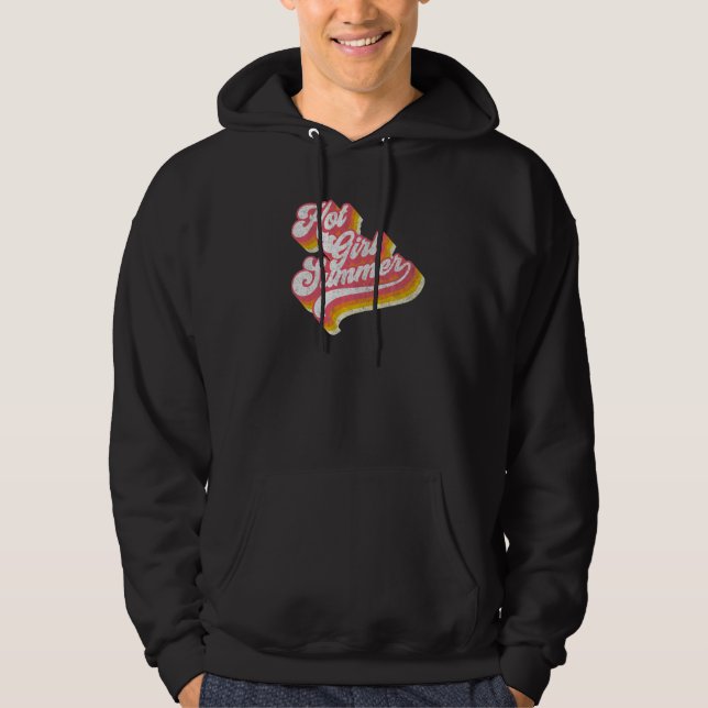 Veste À Capuche Été de fille chaude  Argot de mème Internet Style  (Devant)
