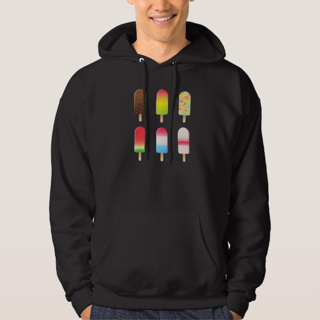 Veste À Capuche Été Fruit Popsicles Creamsicles Chocolat Ice C (Devant)