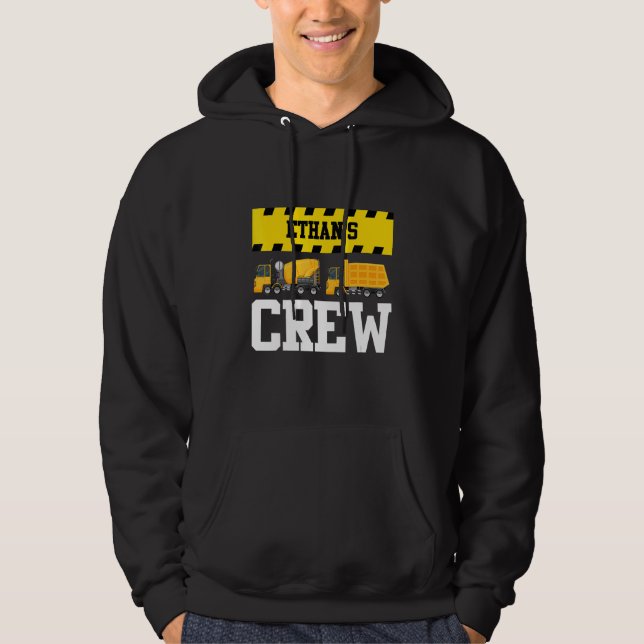 Veste À Capuche Ethan Construction Crew Doublon Personnalisé Décha (Devant)