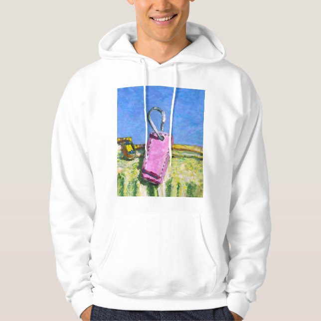 Veste À Capuche Étiquette rose (Devant)