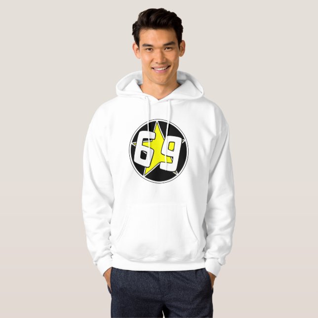 Veste À Capuche Étoile jaune 69 (Devant entier)