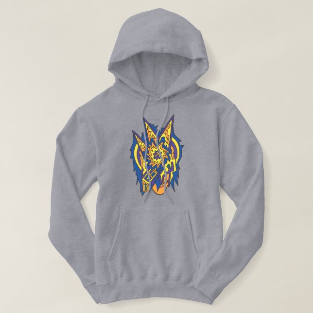 Veste À Capuche Étoile Sonique (Design devant)