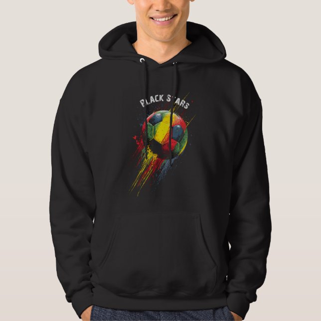 Veste À Capuche étoiles noires (Devant)