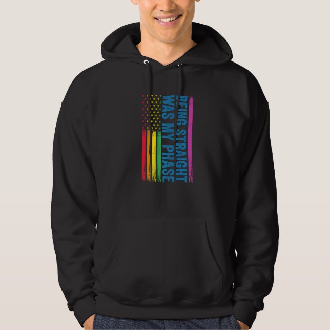 Veste À Capuche Être Droit Était Ma Phase Lgbt (Devant)