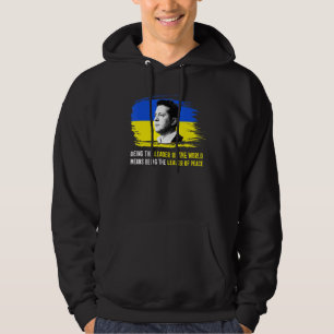 Veste À Capuche Être Le Leader Du Monde Signifie Être Le Leader Du