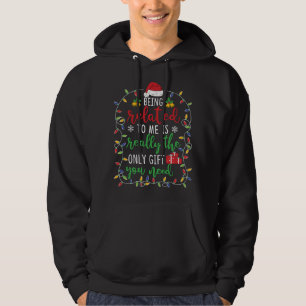 Veste À Capuche Être Lié À Moi - Drôle Match de famille de Noël