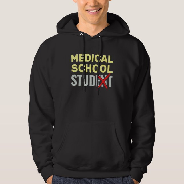 Veste À Capuche Étudiant en école de médecine infirmière futur doc (Devant)
