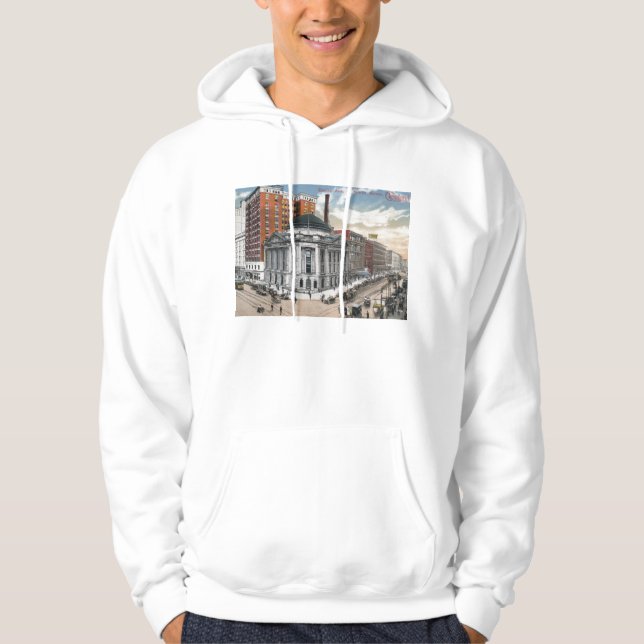 Veste À Capuche Euclid Ave, Cleveland, cru 1916 (Devant)