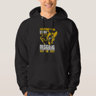 Veste À Capuche Excavateur creuseur Construction Ouvrier Bâtiment 