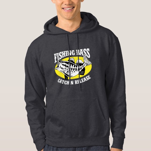 Veste À Capuche Expert de la pêche au bass (Devant)