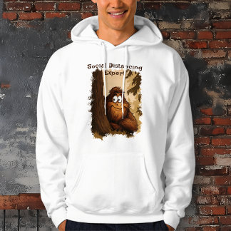 Veste À Capuche Expert en Distances Sociales Sasquatch