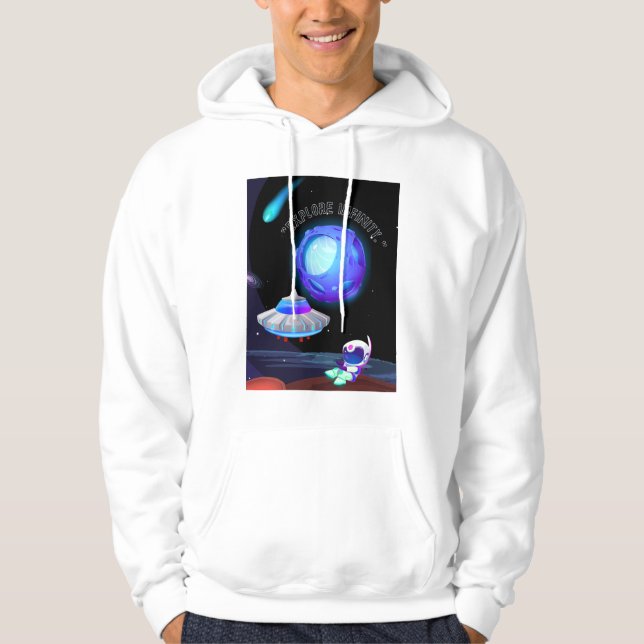 Veste À Capuche Explorer l'Infini (Devant)