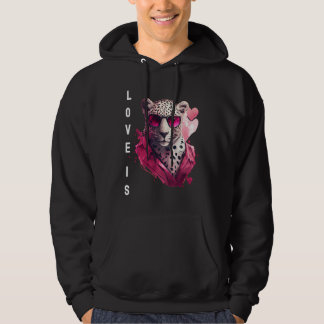 Veste À Capuche Exquisite Love est avec la Saint-Valentin des anim