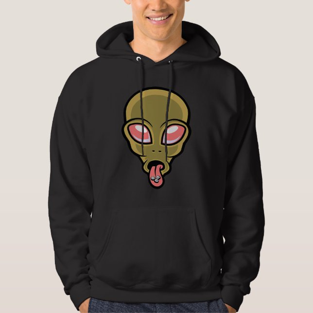 Veste À Capuche extraterrestres aliens de l'espace pilules ovni (Devant)
