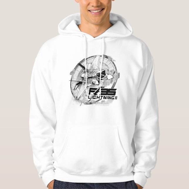 Veste À Capuche F-35 Éclair II (Devant)