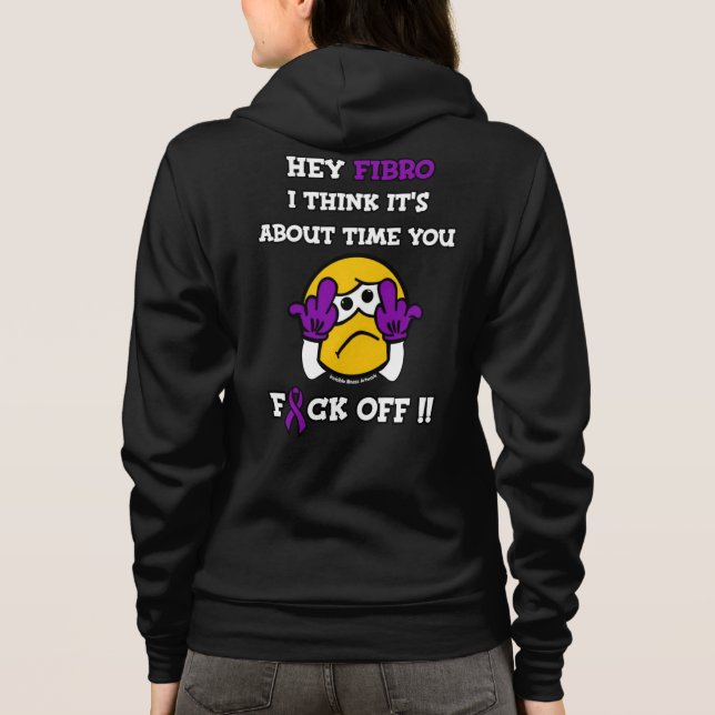 Veste À Capuche F#CK OFF...Fibro (Dos)