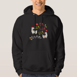 Veste À Capuche Fa de Noël La Llama chante mignonne