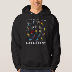 Veste À Capuche Facilement Distrait Par Oiseaux Oiseaux Oiseaux Oi