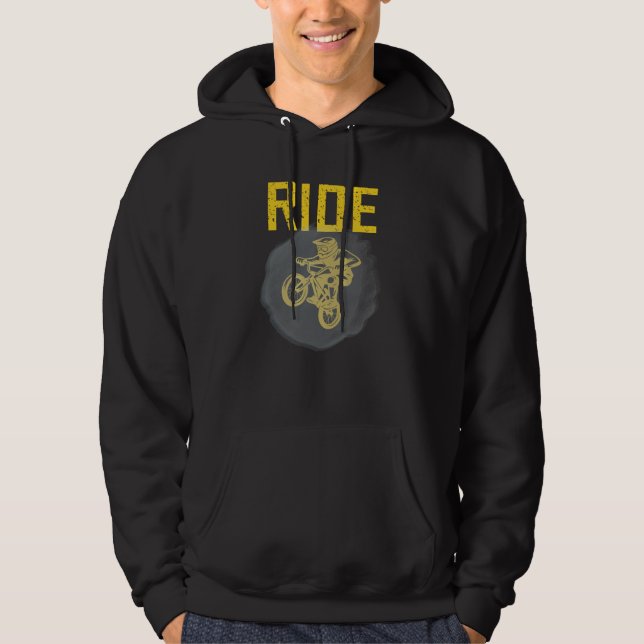 Veste À Capuche Faire du vélo tout terrain (Devant)