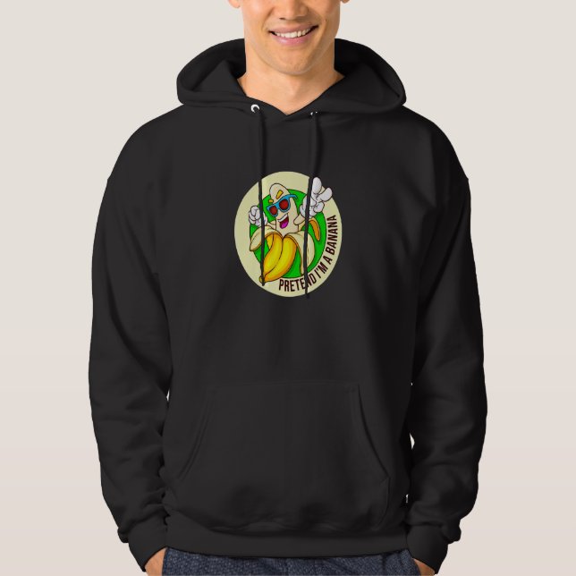 Veste À Capuche Fais comme si je suis une banane (Devant)