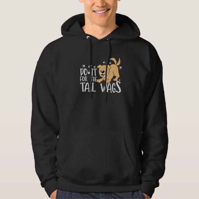 Veste À Capuche Faites-Le Pour Les Wags De Queue Vétérinaire 1 (Devant)